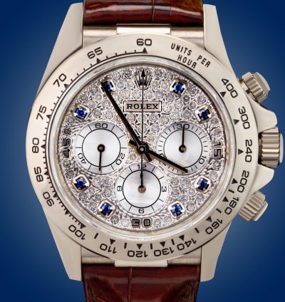 Rolex Daytona Pave Zaffiri Full Set