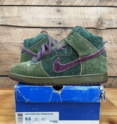 Nike Sb Dunk High Premium Skunk 4 20 Size 313171-300