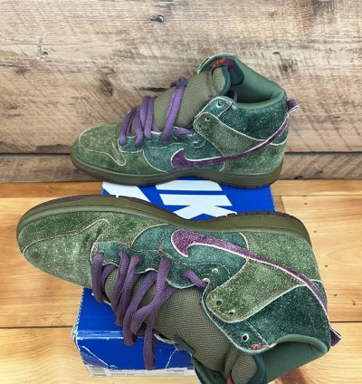 Nike Sb Dunk High Premium Skunk 4 20 Size 313171-300