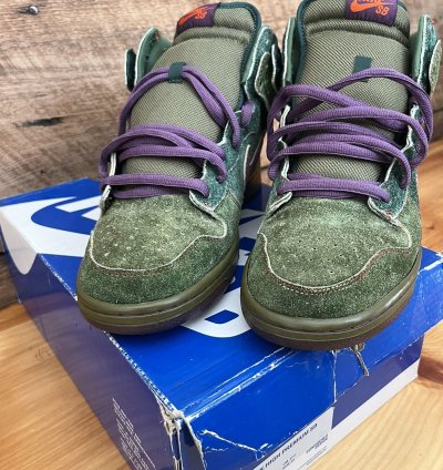 Nike Sb Dunk High Premium Skunk 4 20 Size 313171-300