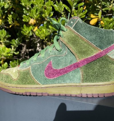 Nike Sb Dunk High Premium Skunks 420