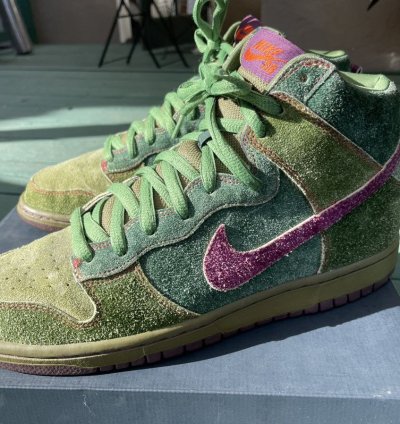 Nike Sb Dunk High Premium Skunks 420