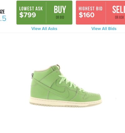 Nike Sb Dunk High Premium Statue Of Liberty Size 9 5