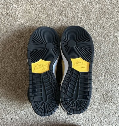 Nike Sb Dunk High Pro Black Vasity Maize