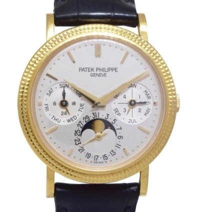 Patek Philippe Perpetual Calendar 18k Yellow Gold 35mm Watch 04 5039j