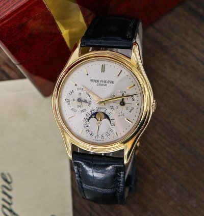 Patek Philippe Perpetual Calendar 18kt Yellow Gold Ref 3940 Full Set 1997