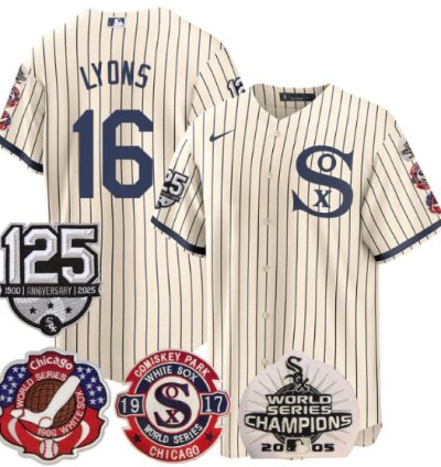 Ted Lyons Jersey 16 Chicago White Sox 125th Anniversary World Series Champions Field Of Dream