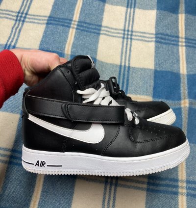 2019 Air Force 1 High Black White Swoosh Ck4369 - 001 8
