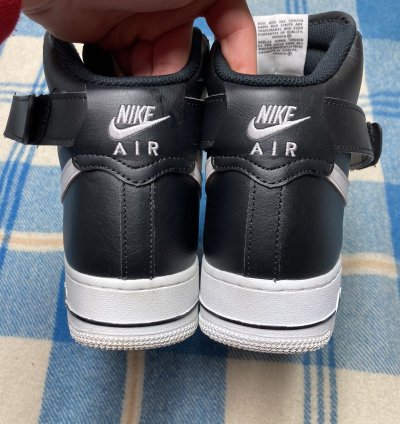2019 Air Force 1 High Black White Swoosh Ck4369 - 001 8