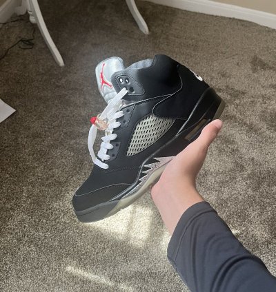 Jordan 5 Black Mettalic