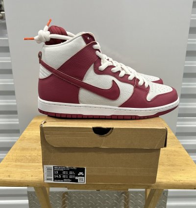 Nike Sb Dunk High Pro Iso Orange Label Sweet Beet Sz 13
