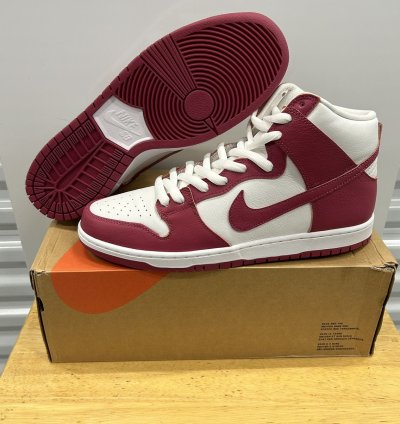 Nike Sb Dunk High Pro Iso Orange Label Sweet Beet Sz 13