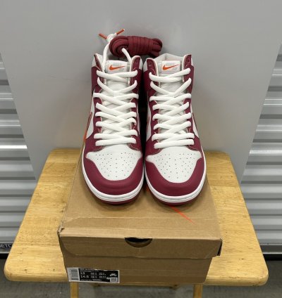 Nike Sb Dunk High Pro Iso Orange Label Sweet Beet Sz 13