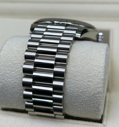Rolex Day-date 40 White Gold Meteorite Baguette Dial 228239