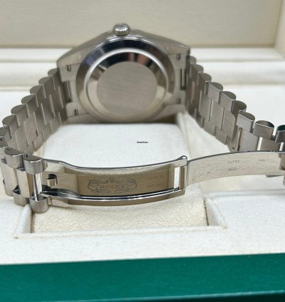 Rolex Day-date 40 White Gold Meteorite Baguette Dial 228239