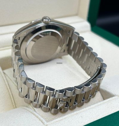 Rolex Day-date 40 White Gold Meteorite Baguette Dial 228239