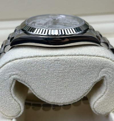 Rolex Day-date 40 White Gold Meteorite Baguette Dial 228239