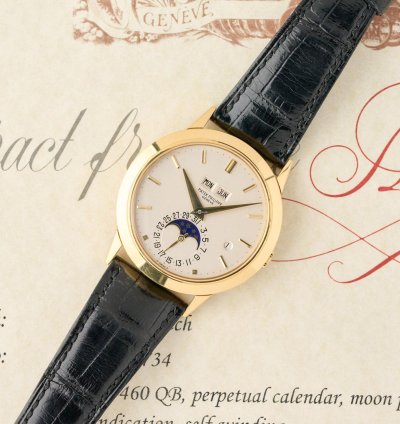 Patek Philippe Perpetual Calendar 3450j - Padellone - Mint Condition - Extract From The Archives