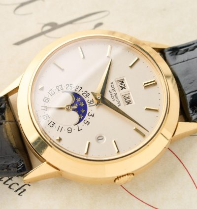 Patek Philippe Perpetual Calendar 3450j - Padellone - Mint Condition - Extract From The Archives