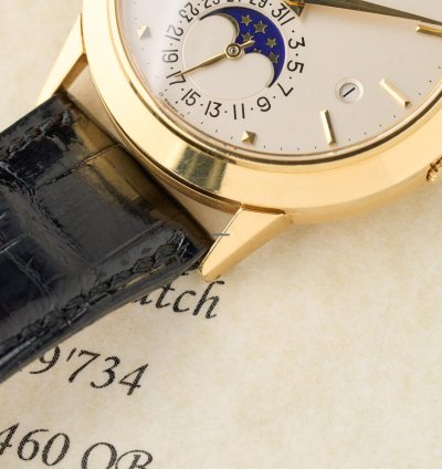 Patek Philippe Perpetual Calendar 3450j - Padellone - Mint Condition - Extract From The Archives