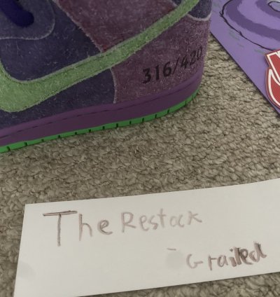 Nike Sb Dunk High Pro Reverse Purple Skunk 316 420