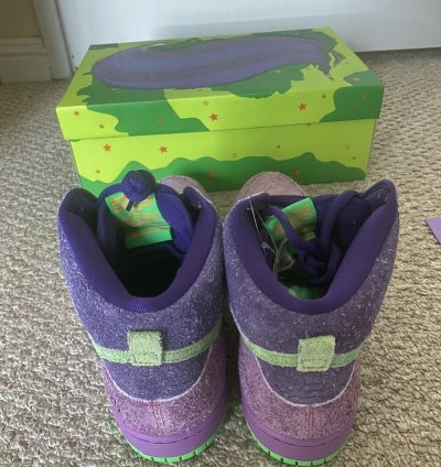 Nike Sb Dunk High Pro Reverse Purple Skunk 316 420