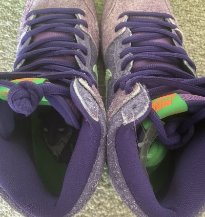 Nike Sb Dunk High Pro Reverse Purple Skunk 316 420