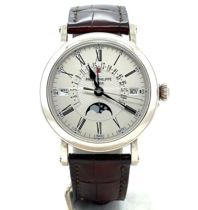 Patek Philippe Perpetual Calendar 38mm Automatic 18k White Gold Men 5159g-001