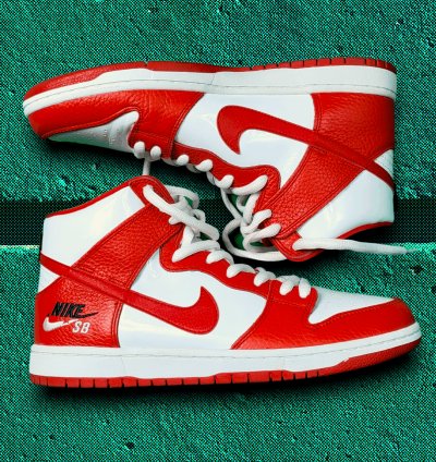 Nike Sb Dunk High Pro Skate University Red 2017