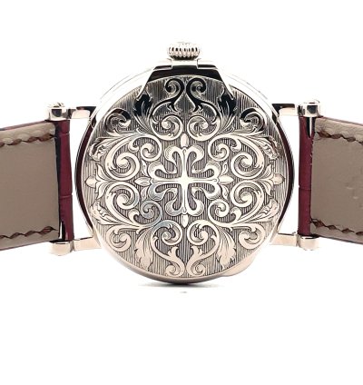 Patek Philippe Perpetual Calendar 38mm Engraved Retrograde Perpetual Calendar White Gold