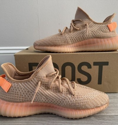 2019 Men Adidas Yeezy Boost 350 V2 Eg7490 Clay Sz 12 Used