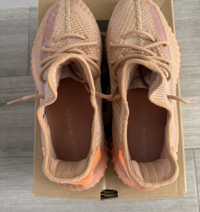 2019 Men Adidas Yeezy Boost 350 V2 Eg7490 Clay Sz 12 Used