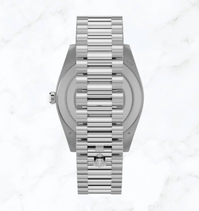 Rolex Day-date 40 White Gold Mother Of Pearl Baguette Dial 228349rbr new Unworn