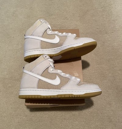 Nike Sb Dunk High Pro Unbleached Natural