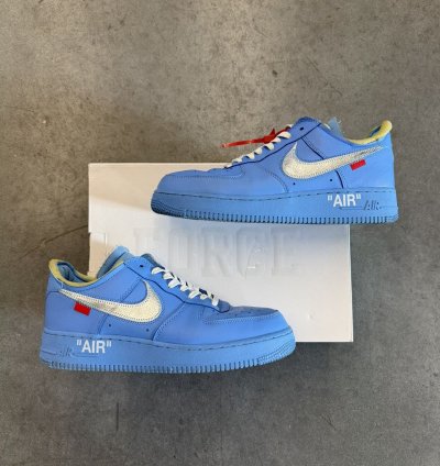2019 Nike Air Force 1 Low Off-white Mca University Blue