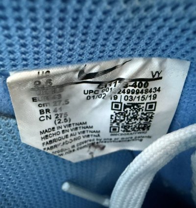 2019 Nike Air Force 1 Low Off-white Mca University Blue