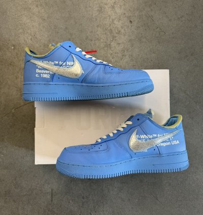 2019 Nike Air Force 1 Low Off-white Mca University Blue