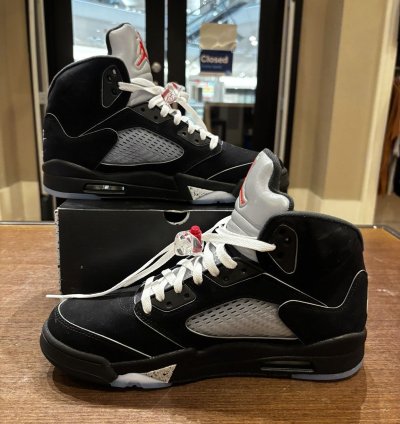 Jordan 5 High Black Metallic