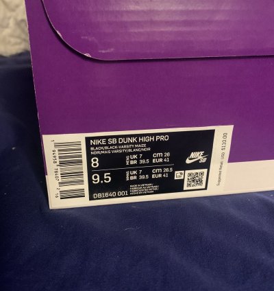 Nike Sb Dunk High Reverse Golden Rods