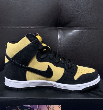 Nike Sb Dunk High Reverse Golden Rods