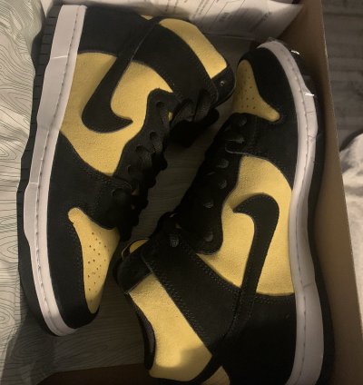Nike Sb Dunk High Reverse Golden Rods
