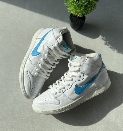 Nike Sb Dunk High Richard Mulder 10 Us 44 Eu White Blue