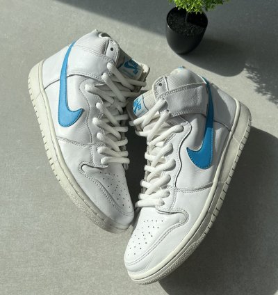 Nike Sb Dunk High Richard Mulder 10 Us 44 Eu White Blue