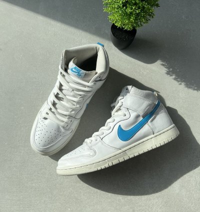 Nike Sb Dunk High Richard Mulder 10 Us 44 Eu White Blue