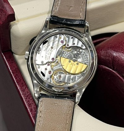 Patek Philippe Perpetual Calendar 3940g-second Series-1992 White Gold Perpetual Calendar Whith Extract Patek Philippe-never Polish