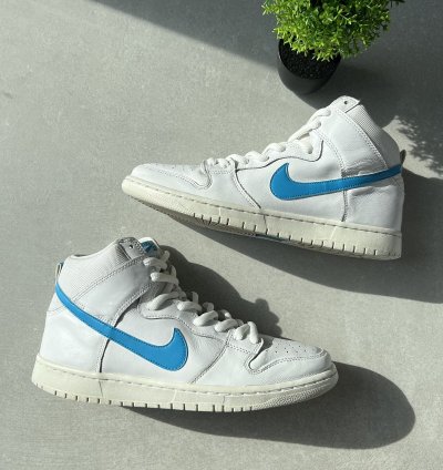 Nike Sb Dunk High Richard Mulder 10 Us 44 Eu White Blue