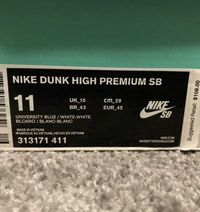 Nike Sb Dunk High Rivalry