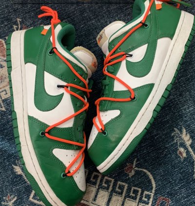 2019 Off White Nike Dunk Low Pine Green