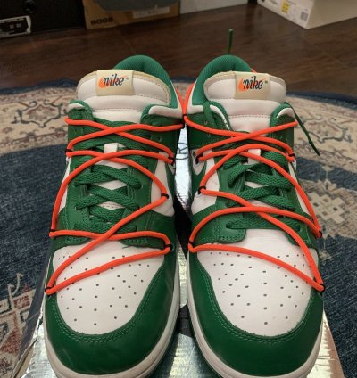 2019 Off White Nike Dunk Low Pine Green