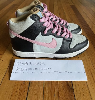 Nike Sb Dunk High Sample Perfect Shy Pink Europe Exc Us9